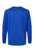 Paragon 210 Mens Islander Performance Moisture Wicking Long Sleeve Crewneck T-Shirt Royal Blue Flat Back