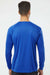 Paragon 210 Mens Islander Performance Moisture Wicking Long Sleeve Crewneck T-Shirt Royal Blue Model Back