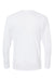 Paragon 210 Mens Islander Performance Long Sleeve Crewneck T-Shirt White Flat Back