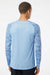 Paragon 216 Mens Cayman Performance Moisture Wicking Camo Colorblock Long Sleeve Crewneck T-Shirt Blue Mist Model Back