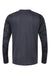 Paragon 216 Mens Cayman Performance Camo Colorblocked Long Sleeve Crewneck T-Shirt Graphite Grey Flat Back