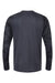 Paragon 216 Mens Cayman Performance Moisture Wicking Camo Colorblock Long Sleeve Crewneck T-Shirt Graphite Grey Flat Back