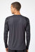 Paragon 216 Mens Cayman Performance Moisture Wicking Camo Colorblock Long Sleeve Crewneck T-Shirt Graphite Grey Model Back