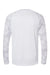 Paragon 216 Mens Cayman Performance Moisture Wicking Camo Colorblock Long Sleeve Crewneck T-Shirt White Flat Back