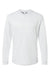 Paragon 220 Mens Bahama Performance Moisture Wicking Long Sleeve Hooded T-Shirt Hoodie Aluminum Grey Flat Front