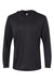 Paragon 220 Mens Bahama Performance Moisture Wicking Long Sleeve Hooded T-Shirt Hoodie Black Flat Front