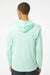 Paragon 220 Mens Bahama Performance Moisture Wicking Long Sleeve Hooded T-Shirt Hoodie Mint Green Model Back
