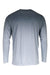 Paragon 225 Mens Barbados Performance Pin Dot Long Sleeve Crewneck T-Shirt Black/Light Charcoal Grey Flat Back
