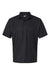 Paragon 500 Mens Sebring Performance Short Sleeve Polo Shirt Black Flat Front