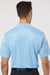 Paragon 500 Mens Sebring Performance Moisture Wicking Short Sleeve Polo Shirt Blue Mist Model Back