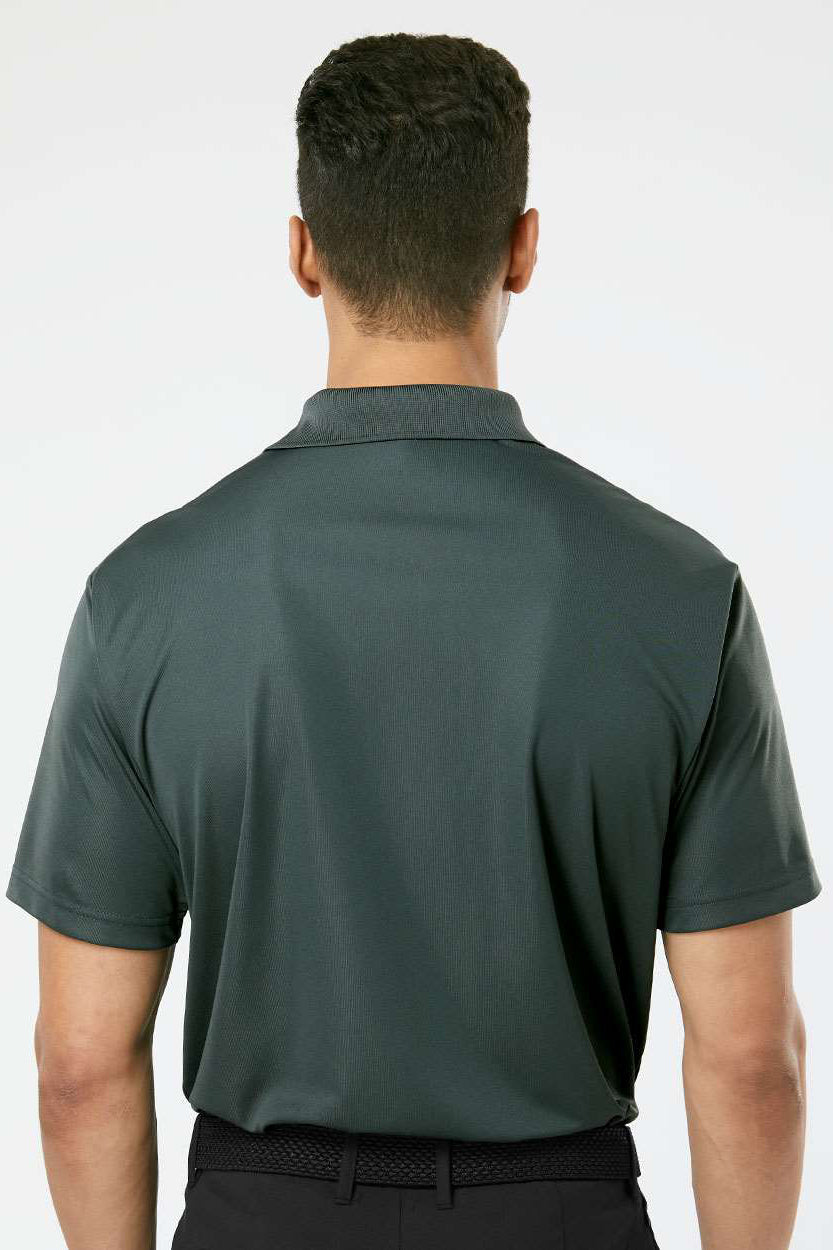 Paragon 500 Mens Sebring Performance Moisture Wicking Short Sleeve Polo Shirt Carbon Grey Model Back