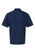 Paragon 500 Mens Sebring Performance Moisture Wicking Short Sleeve Polo Shirt Deep Navy Blue Flat Back