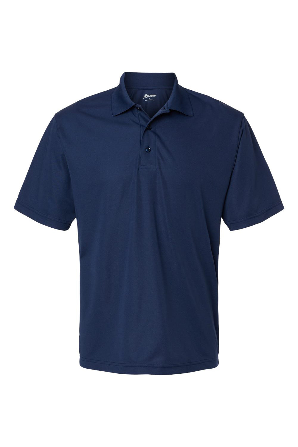 Paragon 500 Mens Sebring Performance Moisture Wicking Short Sleeve Polo Shirt Deep Navy Blue Flat Front
