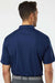 Paragon 500 Mens Sebring Performance Moisture Wicking Short Sleeve Polo Shirt Deep Navy Blue Model Back