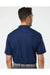 Paragon 500 Mens Sebring Performance Short Sleeve Polo Shirt Deep Navy Blue Model Back