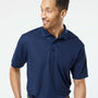 Paragon Mens Sebring Performance Moisture Wicking Short Sleeve Polo Shirt - Deep Navy Blue - NEW
