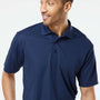 Paragon Mens Sebring Performance Moisture Wicking Short Sleeve Polo Shirt - Deep Navy Blue