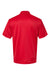 Paragon 500 Mens Sebring Performance Moisture Wicking Short Sleeve Polo Shirt Deep Red Flat Back