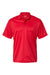 Paragon 500 Mens Sebring Performance Moisture Wicking Short Sleeve Polo Shirt Deep Red Flat Front