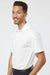 Paragon 500 Mens Sebring Performance Moisture Wicking Short Sleeve Polo Shirt White Model Side
