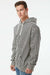 Independent Trading Company IND4000 Mens Hooded Sweatshirt Hoodie w/ Pouch Pocket Houndstooth Model Side
