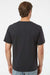 SoftShirts 400 Mens Organic Short Sleeve Crewneck T-Shirt Black Model Back