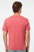 SoftShirts 400 Mens Organic Short Sleeve Crewneck T-Shirt Brick Model Back