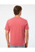 SoftShirts 400 Mens Organic Short Sleeve Crewneck T-Shirt Brick Model Back