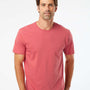 SoftShirts Mens Organic Short Sleeve Crewneck T-Shirt - Brick - NEW