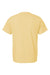 SoftShirts 400 Mens Organic Short Sleeve Crewneck T-Shirt Wheat Yellow Flat Back