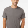 SoftShirts Mens Organic Short Sleeve Crewneck T-Shirt - Graphite Grey