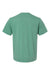 SoftShirts 400 Mens Organic Short Sleeve Crewneck T-Shirt Pine Green Flat Back