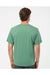 SoftShirts 400 Mens Organic Short Sleeve Crewneck T-Shirt Pine Green Model Back