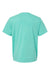 SoftShirts 400 Mens Organic Short Sleeve Crewneck T-Shirt Seaform Green Flat Back