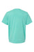 SoftShirts 400 Mens Organic Short Sleeve Crewneck T-Shirt Seafoam Green Flat Back