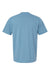 SoftShirts 400 Mens Organic Short Sleeve Crewneck T-Shirt Slate Blue Flat Back