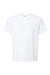 SoftShirts 400 Mens Organic Short Sleeve Crewneck T-Shirt White Flat Front