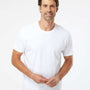 SoftShirts Mens Organic Short Sleeve Crewneck T-Shirt - White - NEW