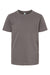 SoftShirts 402 Youth Organic Short Sleeve Crewneck T-Shirt Graphite Grey Flat Front