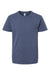 SoftShirts 402 Youth Organic Short Sleeve Crewneck T-Shirt Navy Blue Flat Front