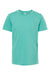SoftShirts 402 Youth Organic Short Sleeve Crewneck T-Shirt Seafoam Green Flat Front