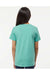 SoftShirts 402 Youth Organic Short Sleeve Crewneck T-Shirt Seaform Green Model Back