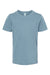 SoftShirts 402 Youth Organic Short Sleeve Crewneck T-Shirt Slate Blue Flat Front