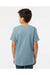 SoftShirts 402 Youth Organic Short Sleeve Crewneck T-Shirt Slate Blue Model Back