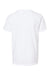 SoftShirts 402 Youth Organic Short Sleeve Crewneck T-Shirt White Flat Back