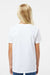 SoftShirts 402 Youth Organic Short Sleeve Crewneck T-Shirt White Model Back