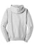 Jerzees 993M/993MR Mens NuBlend Pill Resistant Fleece Full Zip Hooded Sweatshirt Hoodie w/ Pockets Ash Grey Flat Back