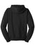 Jerzees 993M/993MR Mens NuBlend Pill Resistant Fleece Full Zip Hooded Sweatshirt Hoodie w/ Pockets Black Flat Back