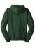 Jerzees 993M/993MR Mens NuBlend Pill Resistant Fleece Full Zip Hooded Sweatshirt Hoodie w/ Pockets Forest Green Flat Back