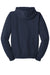 Jerzees 993M/993MR Mens NuBlend Pill Resistant Fleece Full Zip Hooded Sweatshirt Hoodie w/ Pockets Navy Blue Flat Back